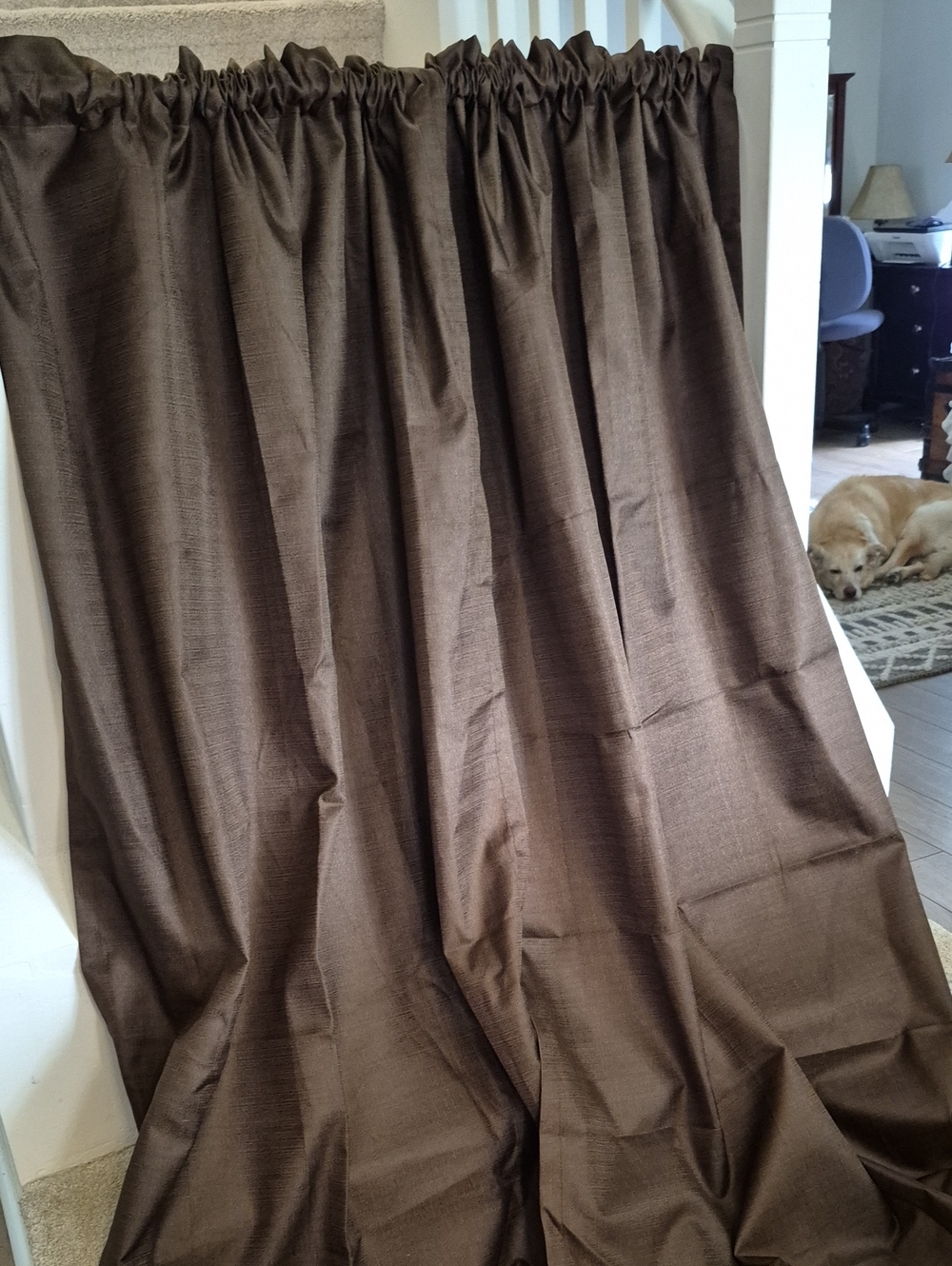 Espresso Brown Eclipse Blackout Curtain Panel Pair 42x84 (84x84)
